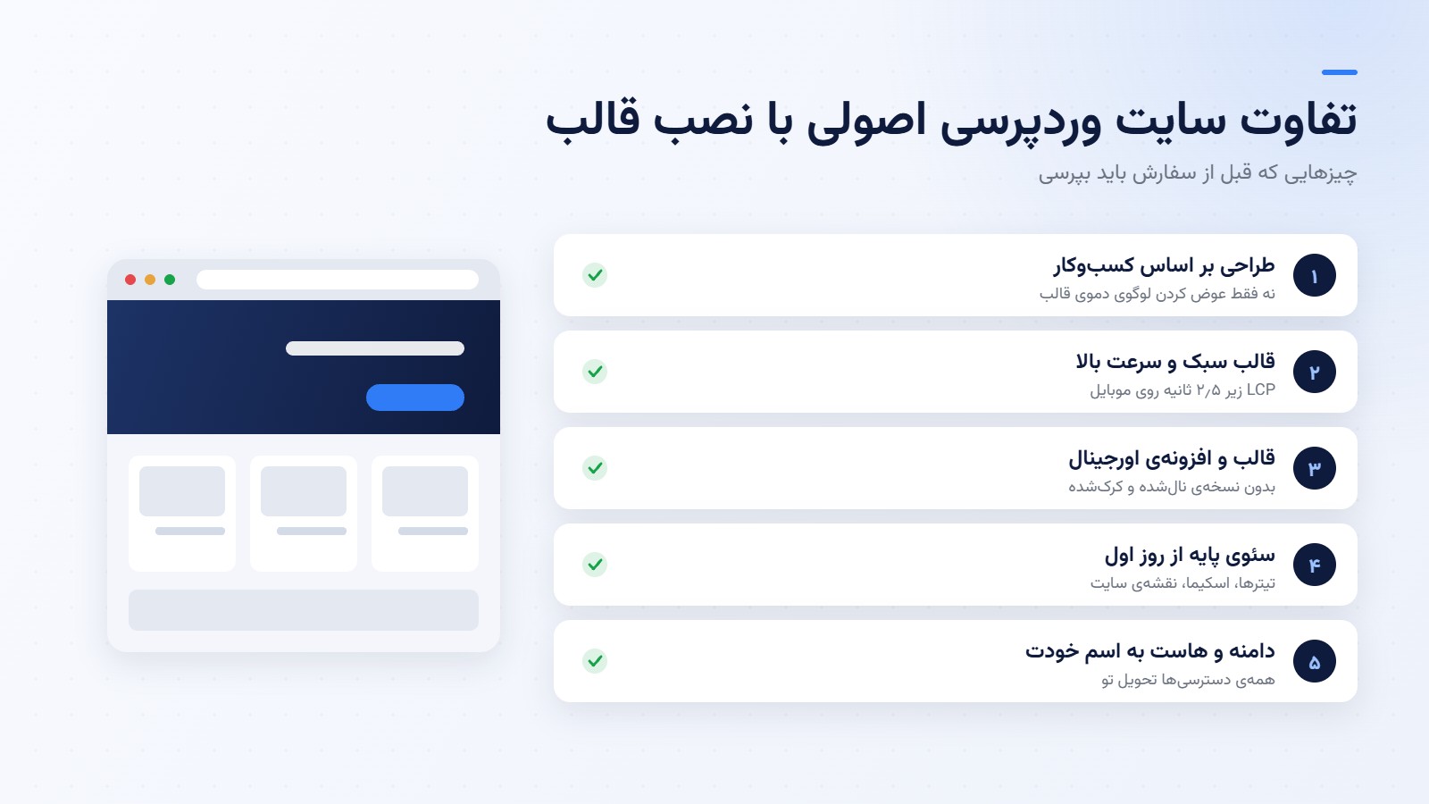 افزونه |سئو |سایت تفاوت سایت وردپرسی اصولی با نصب قالب